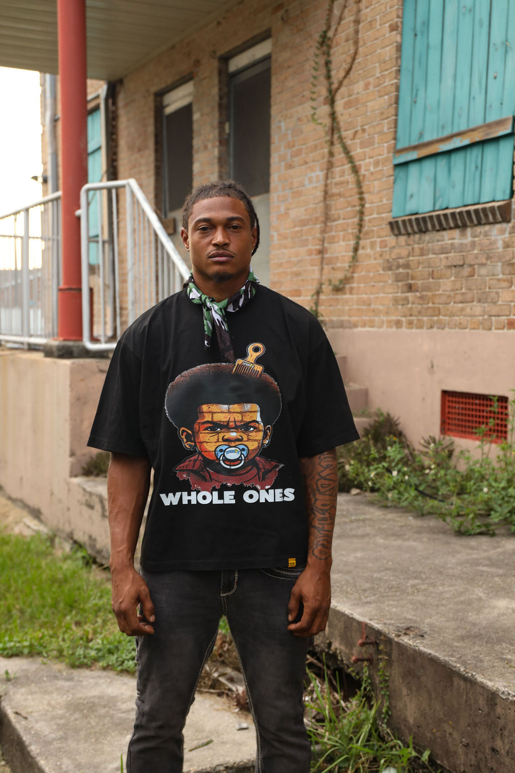 "Bricks Baby" Oversized tee