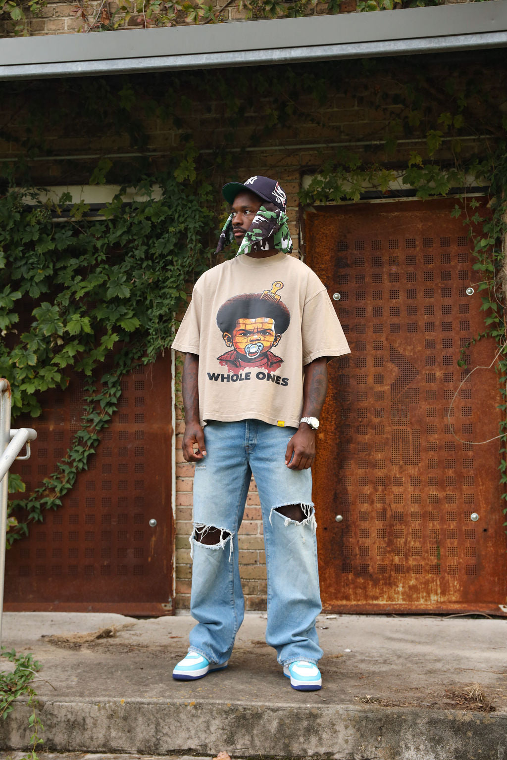 "Bricks Baby" Oversized tee