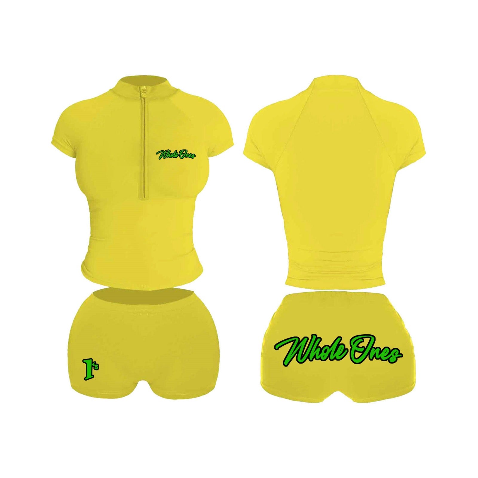 Quarter zip + Shorts set 01