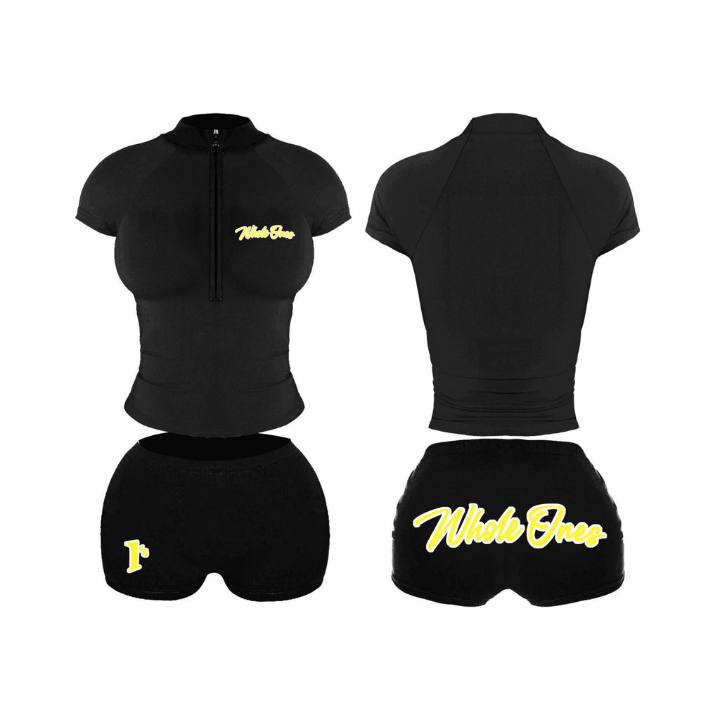 Quarter zip + Shorts set 01