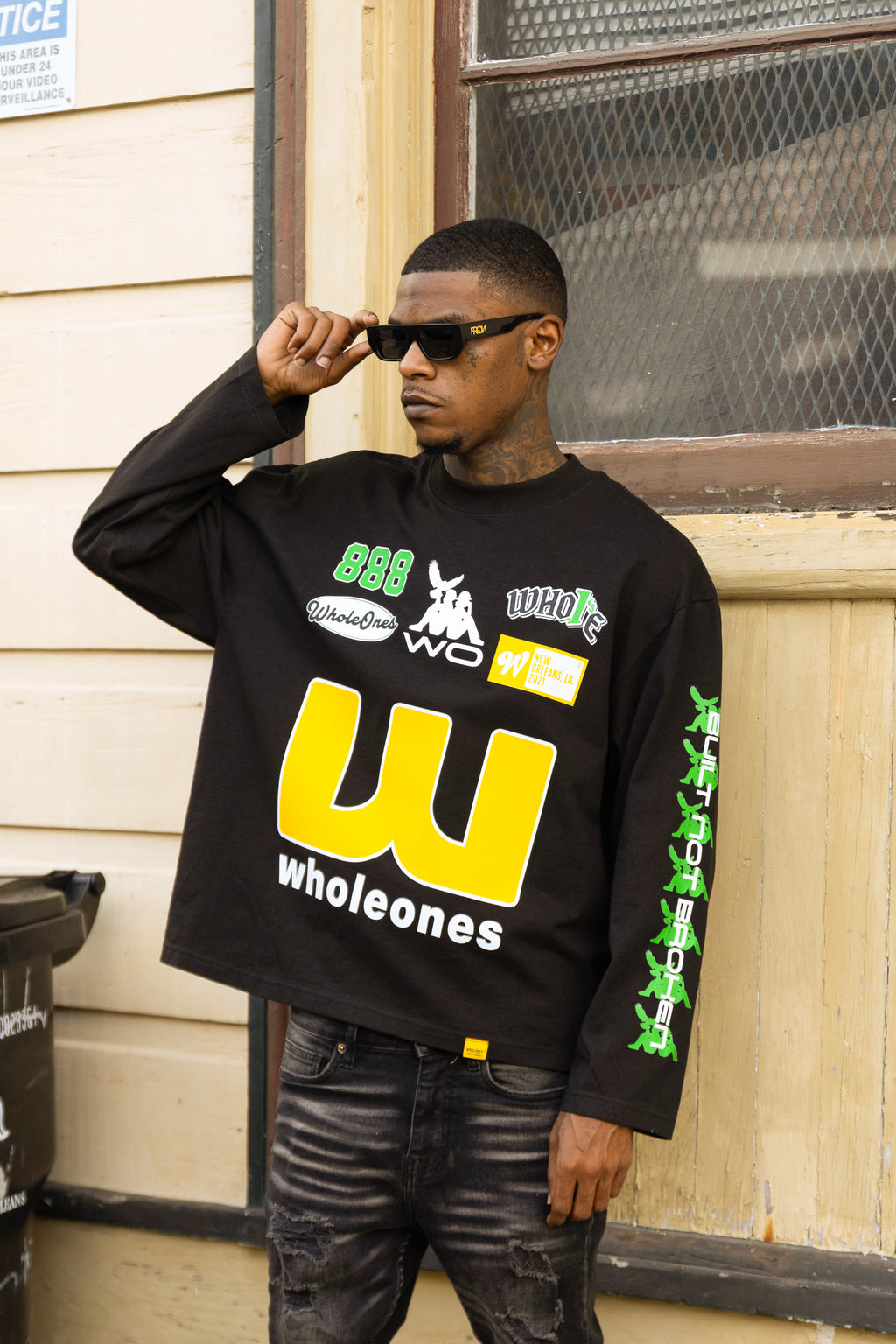 "Built Not Broken" L/S tee