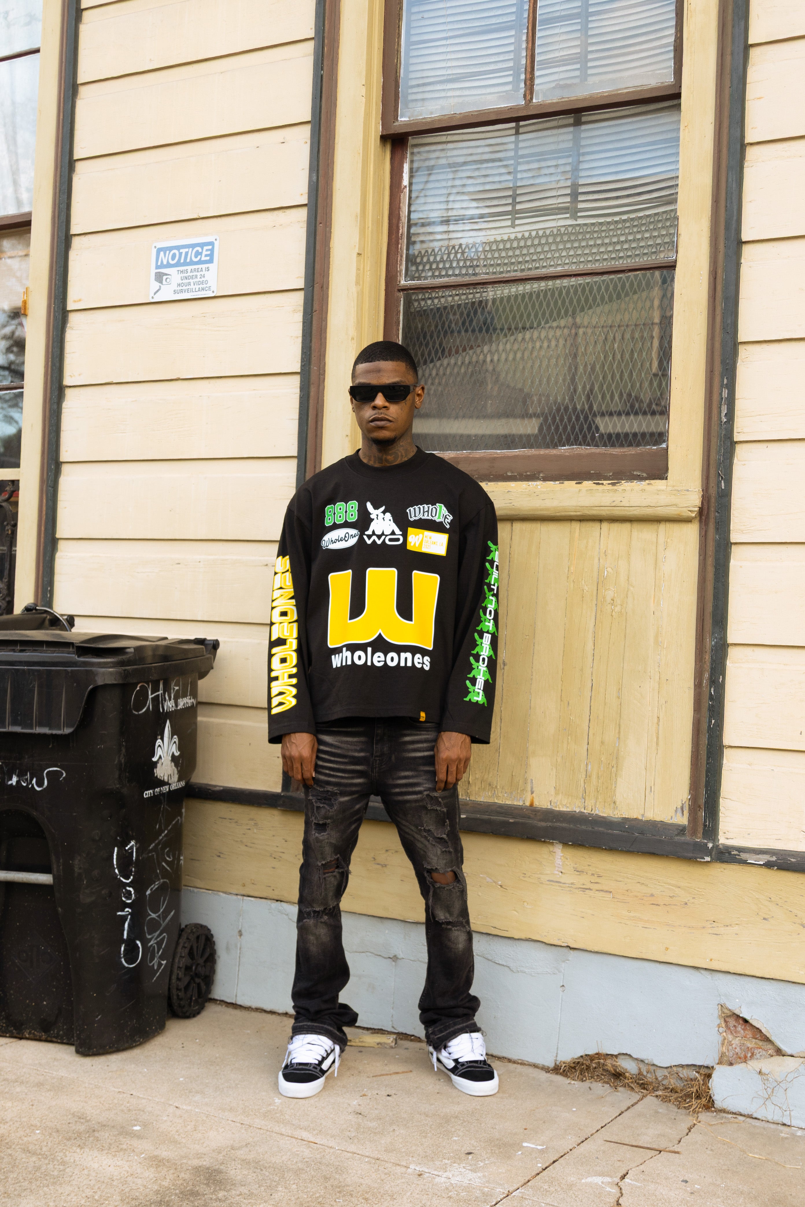 "Built Not Broken" Long Slv tee